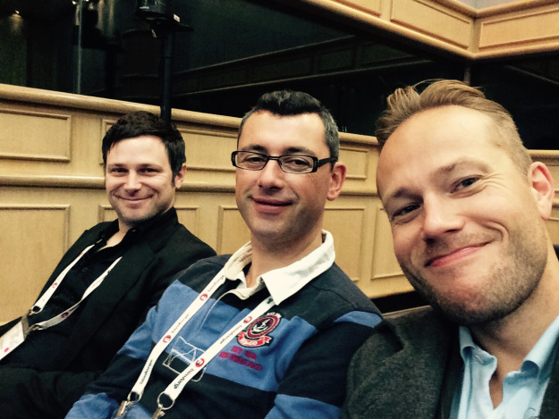 Andreas, Julien and me at RTCEUR 2014 in Dublin