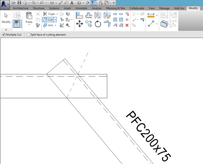 mitered beam joints