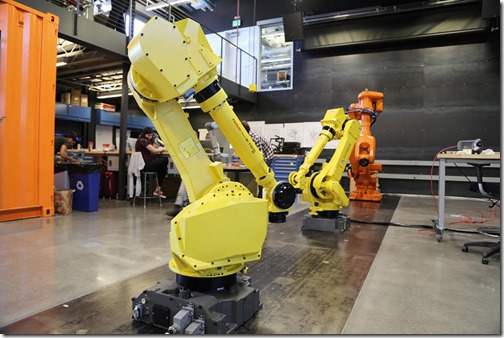 Robots at the Applied Research Lab on Pier 9