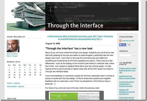 Through the Interface - circa 2008
