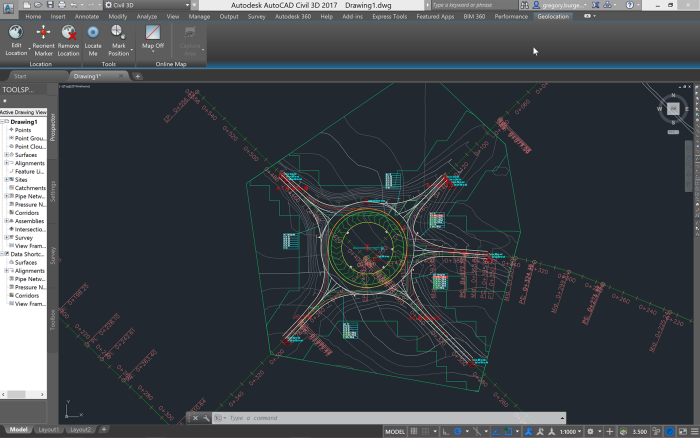 06-Import Roundabout to Civil