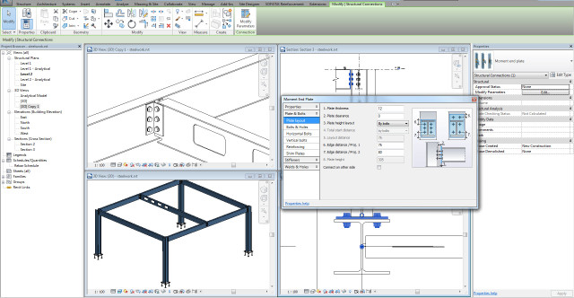 Revit 2017 Steel Model