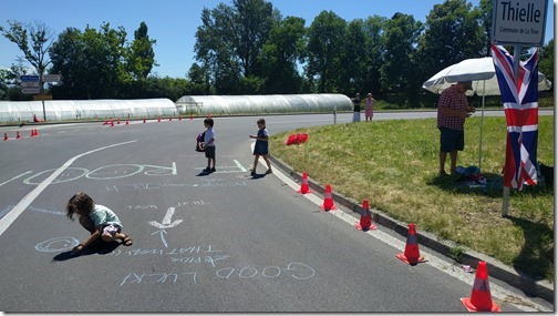 Decorating the road