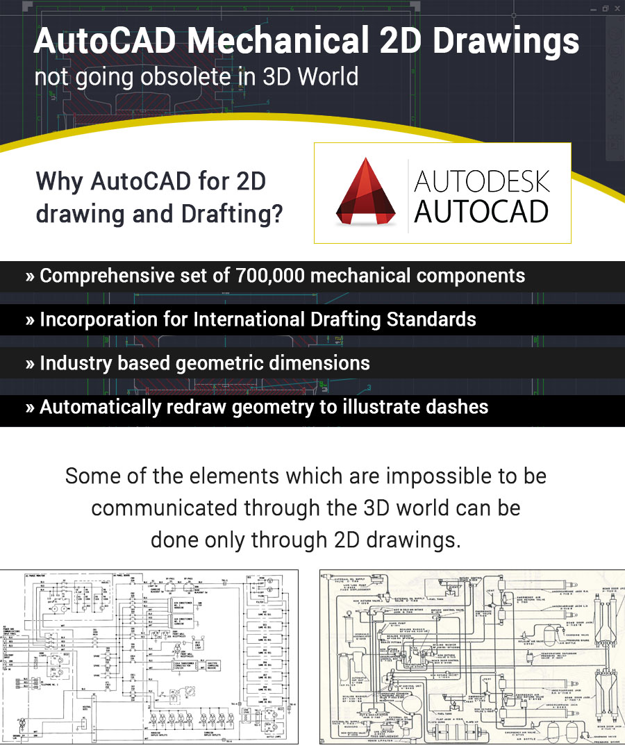 AutoCAD Mechanical 2D Drawings