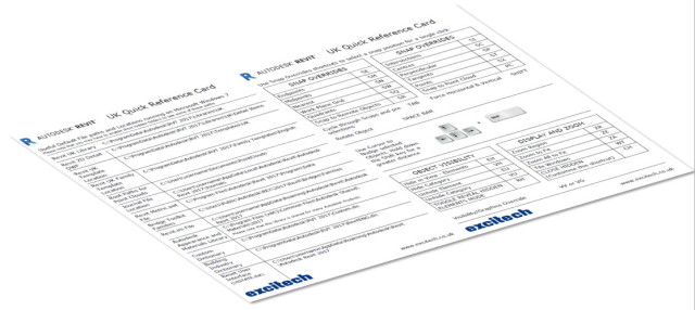 Revit 2017 Quick Start Reference Card