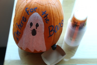 "I'm Here for the Boos" Pumpkin
