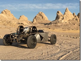 Photo of Hack Rod test mule atTrona Pinnacles by Shaan Hurley