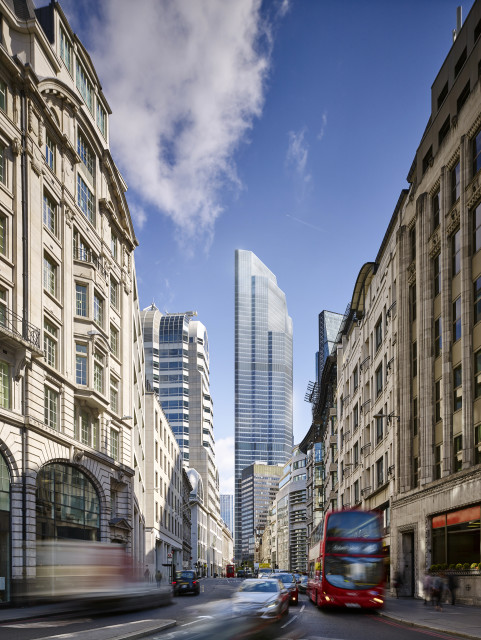 22 Bishopsgate is a tower project in the heart of London. (Image courtesy of WSP Parsons Brinckerhoff.)