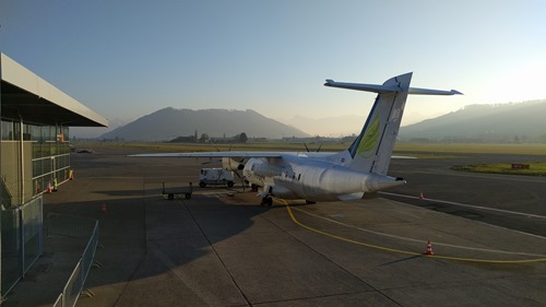 My plane from Bern-Belp