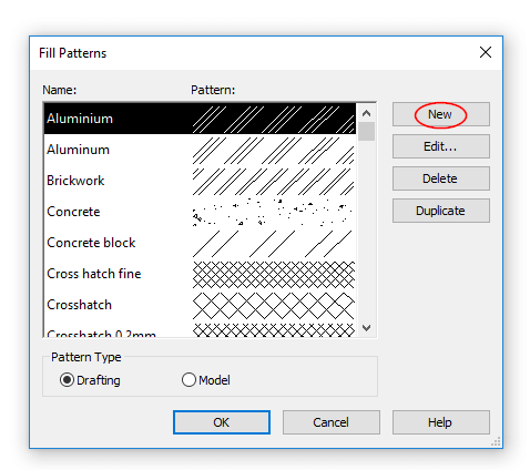 Revit Hatch Patterns