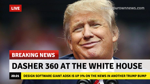 The Donald's announcement