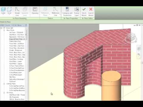 model in place revit model in place revit