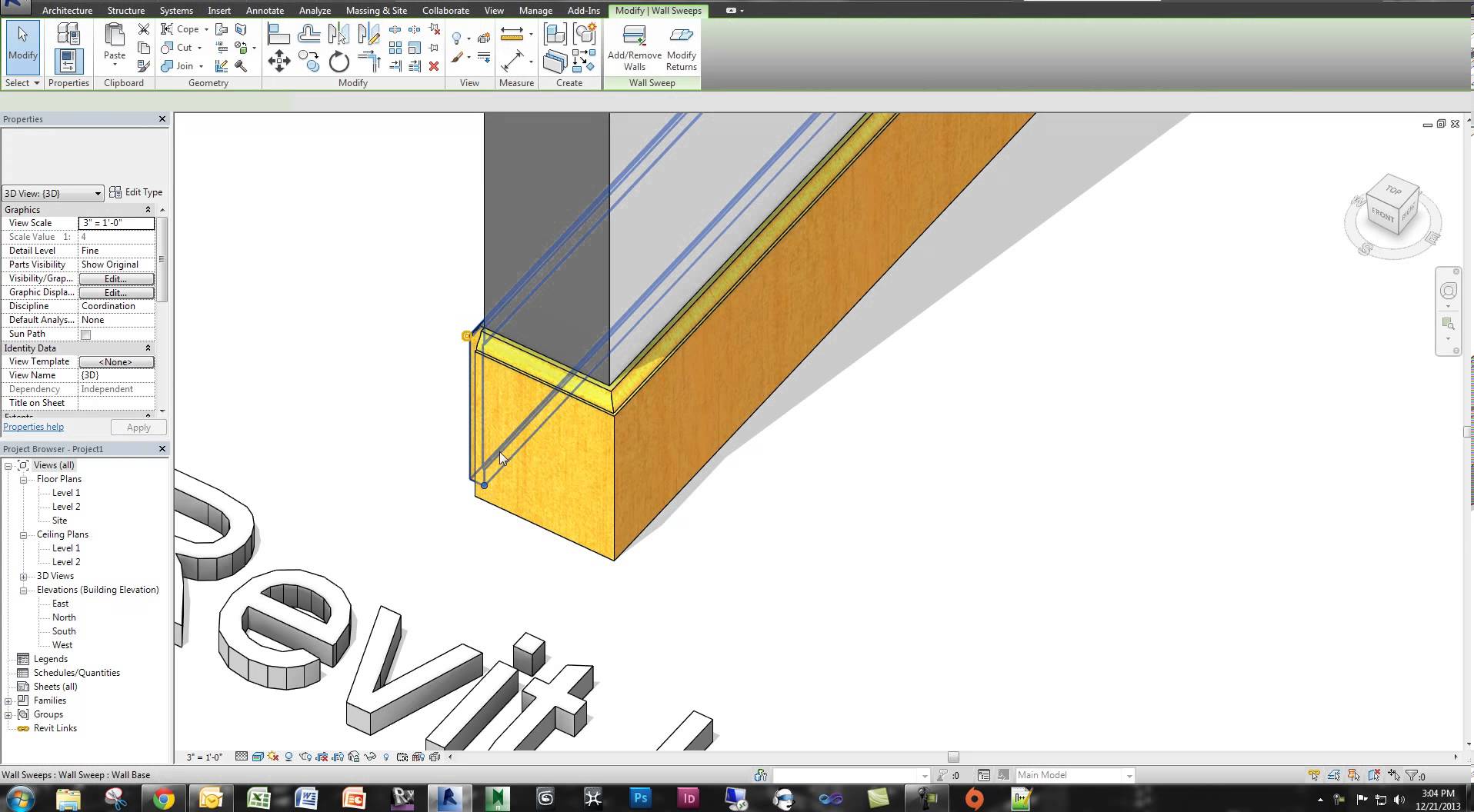 Revit Tutorial Wrap a Wall Base at Wall Ends Revit news