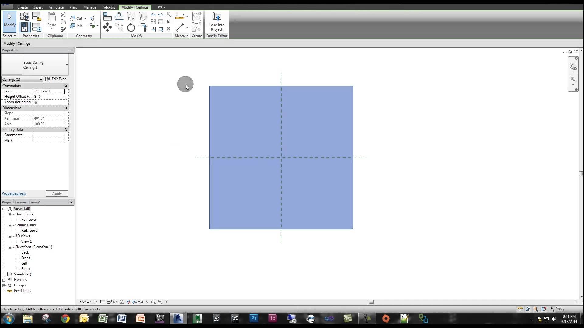 revit change view range in family