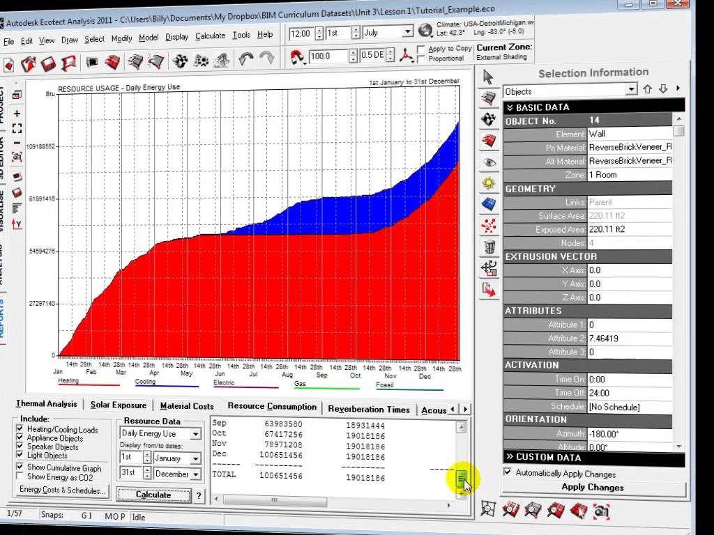 autodesk ecotect analysis tutorial beginners