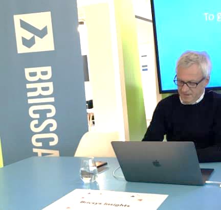 Figure 3. CEO Erik de Keyser leads off Bricsys Insights at the company headquarters in Ghent, Belgium.