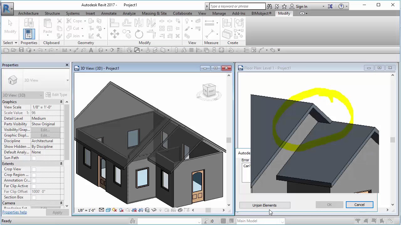 how to add a gable roof in revit