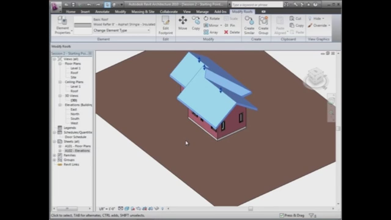 Revit House  Design  Tutorial 2 Revit Simple House  