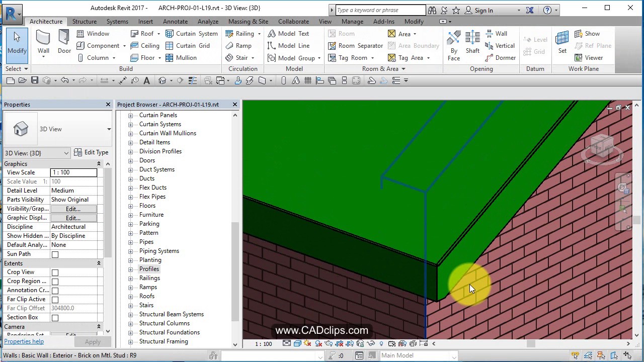 REVIT 2017 ARCH 19 ROOF FASCIA AND PROFILE Revit news
