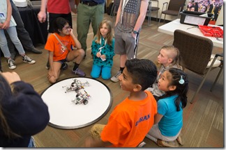 Kids at Autodesk Day