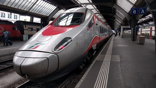 Train from Zurich