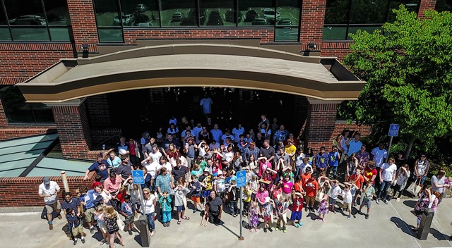 Kids at Autodesk Day in Lake Oswego Oregon