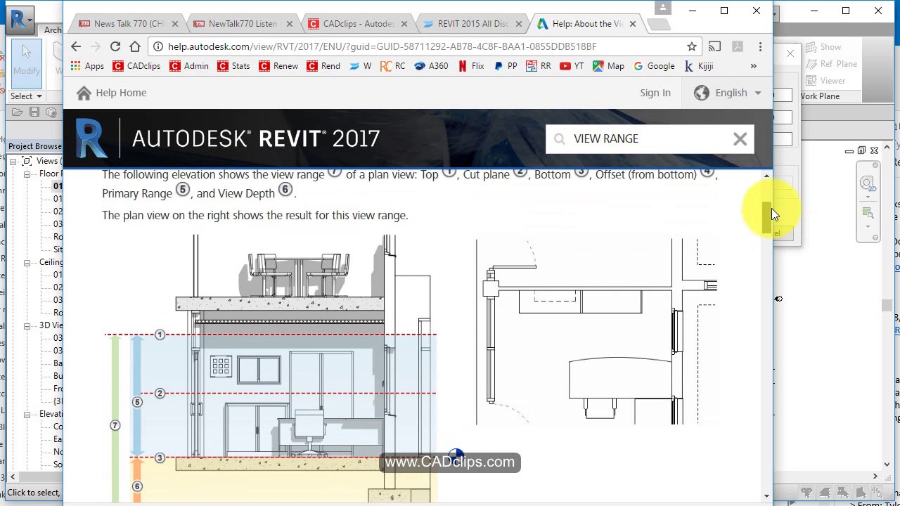 REVIT DISPLAY 05 VIEW RANGE CADclips Revit news