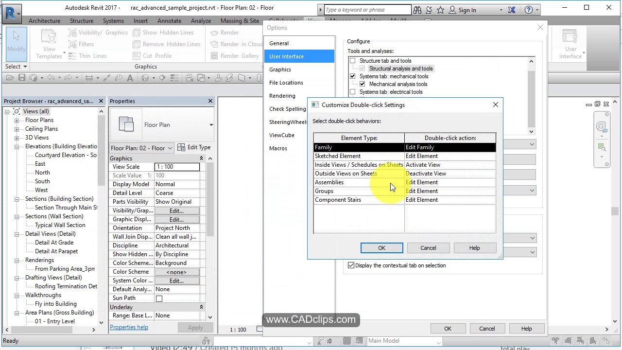 Revit basics 02 recent files options dialog box revit news