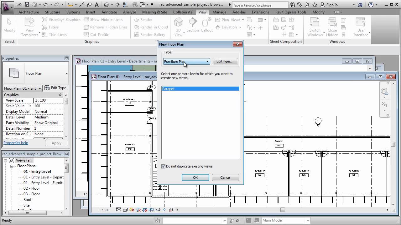 how to reference view in revit