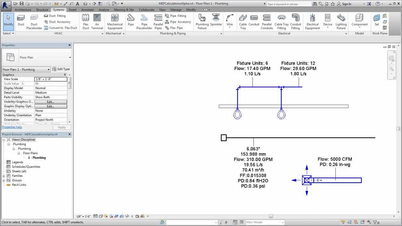Autodesk Revit Specifying Calculation Methods for Duct and Pipe
