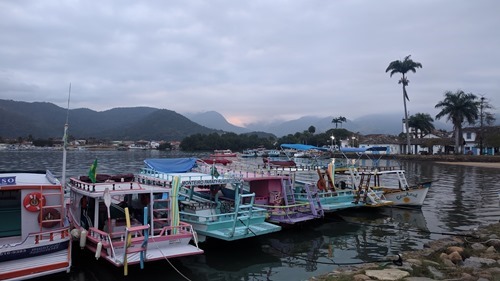 Boats at Paraty port