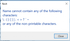 Escape Characters For Revit and External Database Connections