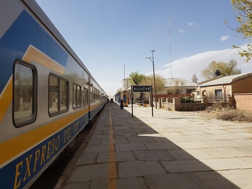 Our train to Uyuni