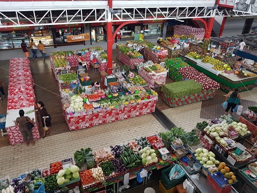 The market in Pape'ete