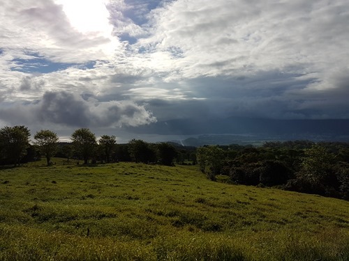 The view across to Tahiti Nui