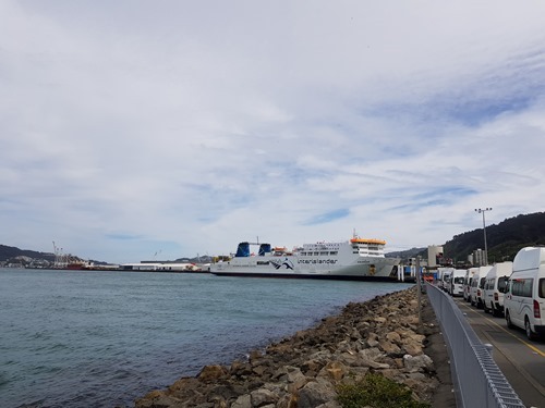 Our ferry across to Picton