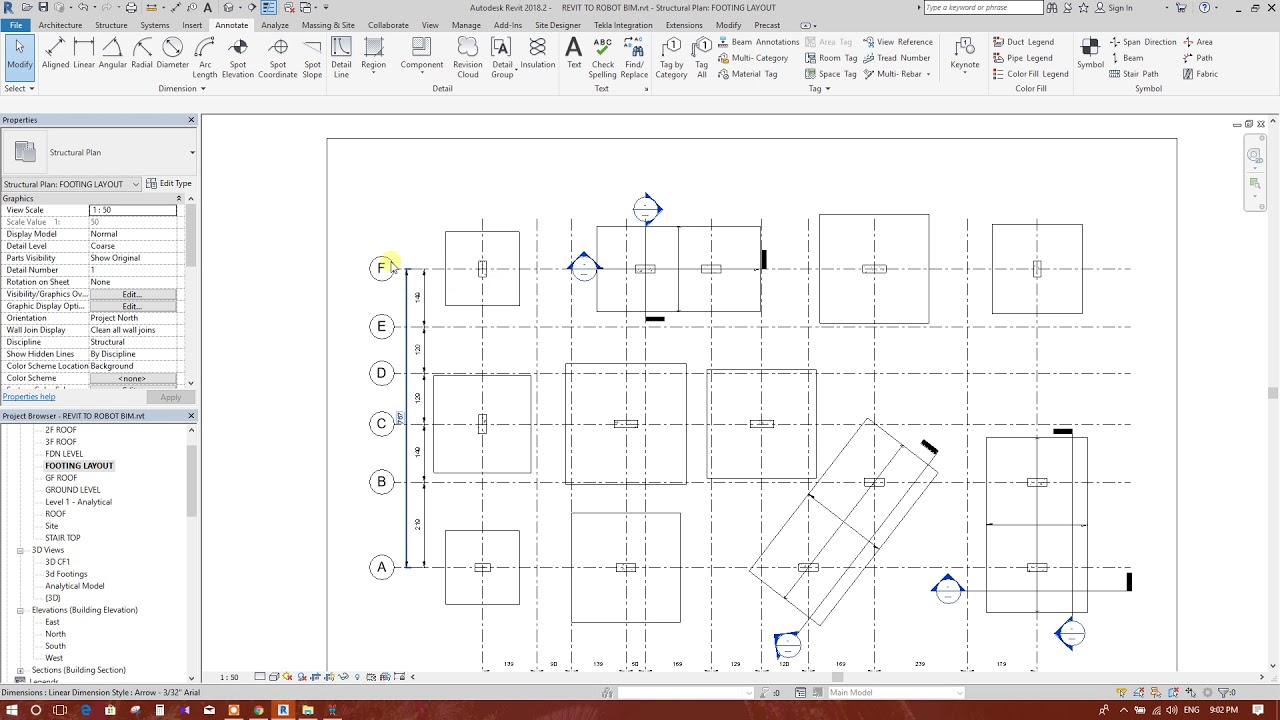 DIMENSION FOR GRIDS IN REVIT Revit news
