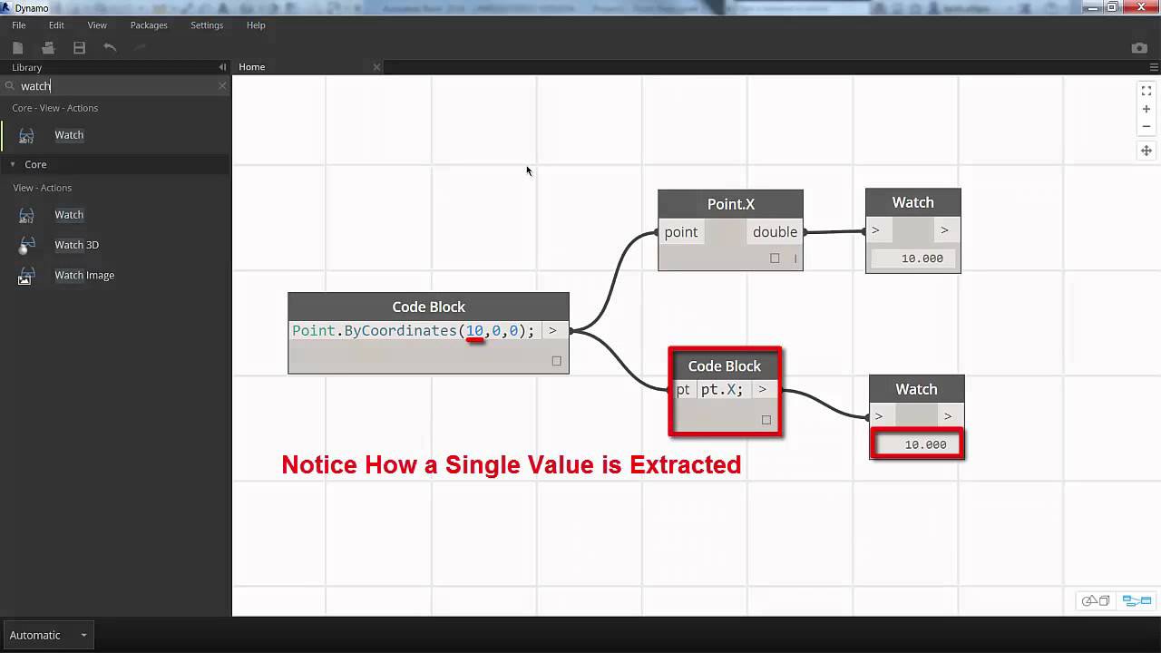 Vignette 11 Code Blocks - Revit news