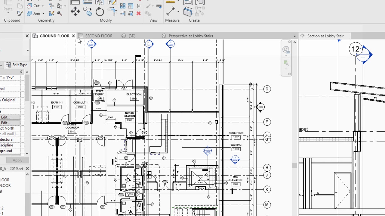 Revit 2019 Tabbed Views Revit news