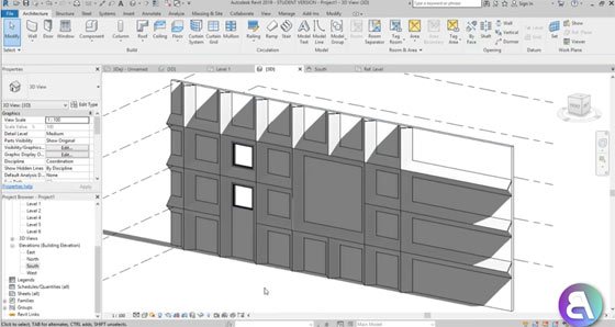 How to use Revit to design facade elements