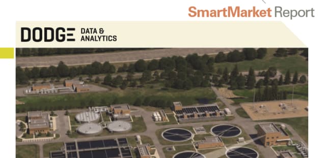 Dodge Data & Analytics’ new SmartReport shows that BIM use is becoming increasingly popular among companies in the water industry. (Image courtesy of Dodge Data & Analytics.)