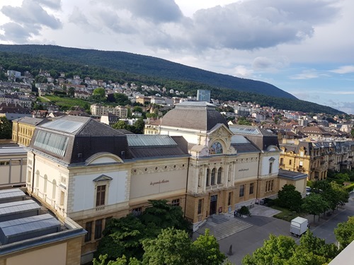 The view towards town