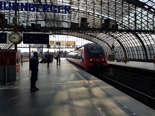 Train travel in Berlin