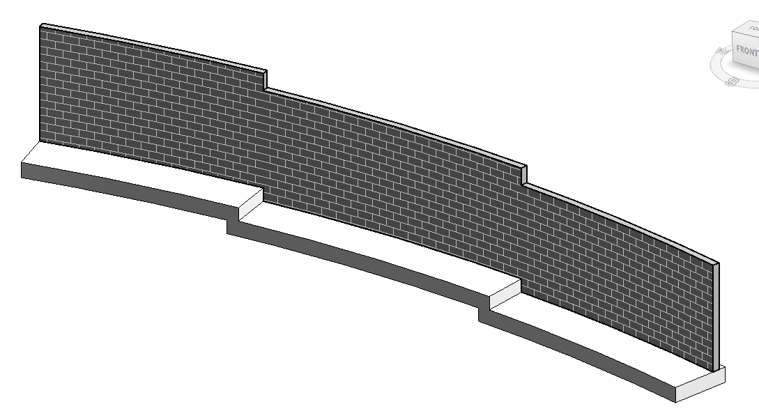 Edit Profile of curved wall in Revit