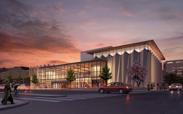 A digital rendering of the Music Performance Building. (Image courtesy of JP Cullen.)