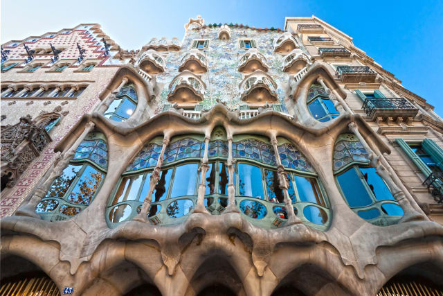 Antoni Gaudi’s buildings, like the Casa Batllo pictured here, look like extravagant sculptures rather than practical architecture. But, much like items produced by generative design today, their grounding in organic forms makes them strong. (Image courtesy of TimeOut Barcelona.)