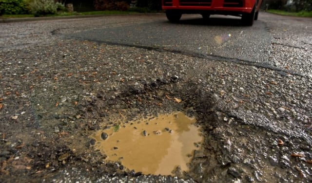University of Waterloo researchers have developed software that finds potholes automatically. (Image courtesy of Metropolitan Transportation Commission.)