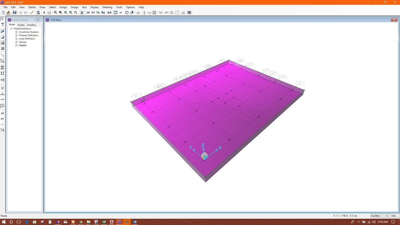 3. DEFINE,ASSIGN MATERIAL & MAT PROPERTIESMAT/RAFT DESIGN COURSE