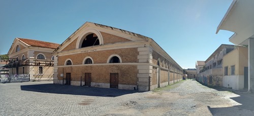One slaughterhouse buildings on the Roma Tre university campus