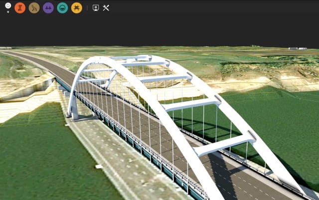 The new InfraWorks update includes improvements that make it easier to model a complex bridge. (Image courtesy of Autodesk.)